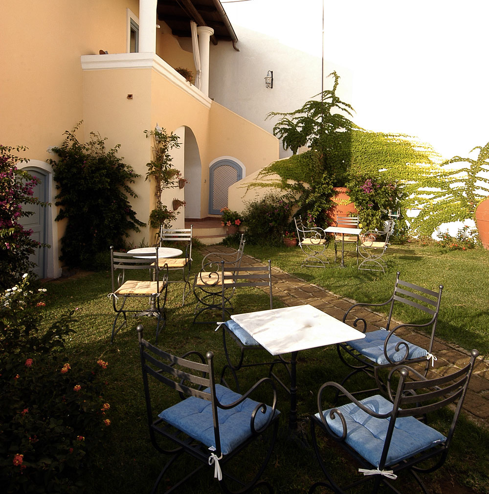 Il giardino dell'hotel